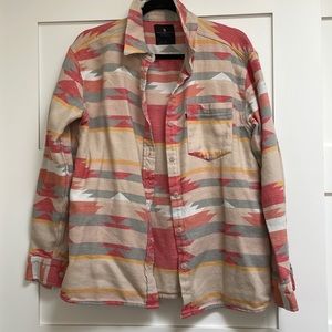 Junk Food Navajo Print Shirt Jacket Size S